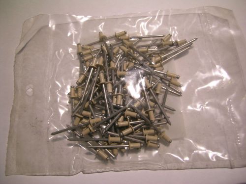 NEW! 1/8&#034; x 1/8&#034; #42 ALL ALUMINUM PREPAINTED POP RIVETS 500CT (5 BAGS OF 100 EA)