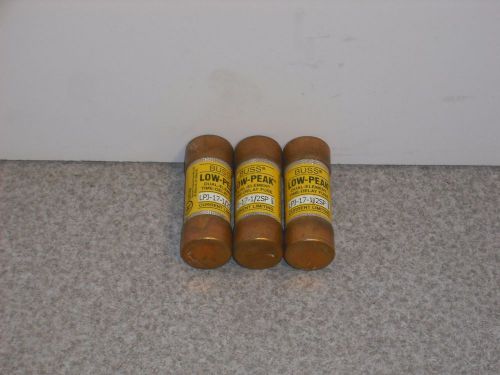 Lot of 3 Buss Low-Peak N40 Fuses (LPJ-17-1/2SP)