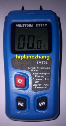 Digital Wood Timber Damp Moisture Meter Detector Tester 0-99.9% 4 Groups EMT01