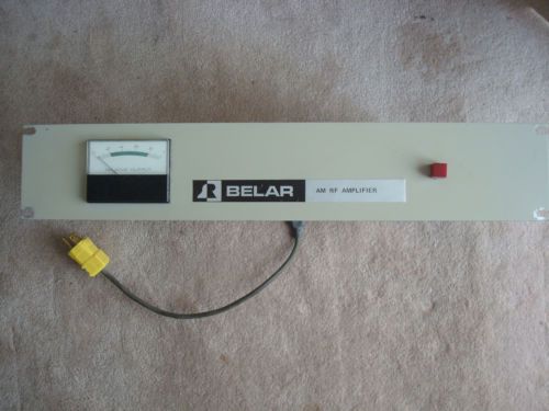 Belar RF A-2 AM RF Amplifier