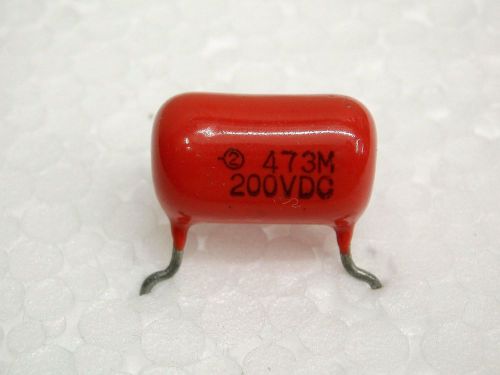 260pcs Orange Drop 0.047uF/200VDC 473M Polyester Film Foil Capacitors