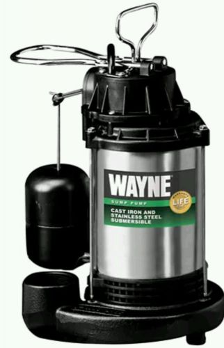 Wayne cdu980 - 3/4 hp stainless steel cast iron submersible sump pump w/ vert... for sale