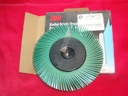 3M 6&#034; RADIAL BRISTLE BRUSH 50 GR MACHINIST TOOL MILL LATHE CUSTOM CHOPPER RATROD