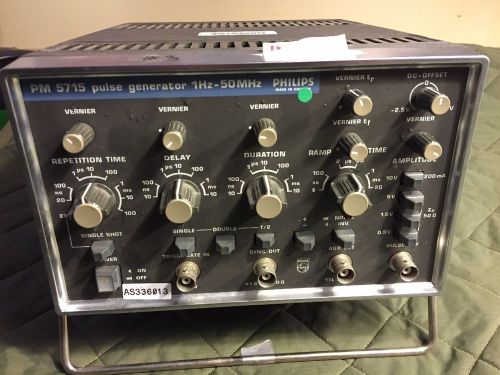 PHILIPS PM5715 PULSE GENERATOR PM 5715 1 Hz - 50 MHz