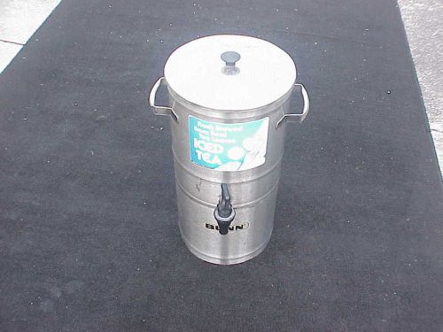 BUNN TEA DISPENSER  - 3 GAL. STAINLESS STEEL - PREOWNED