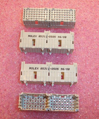 QTY (25) 85311-0505 MOLEX SHROUDED HOUSING