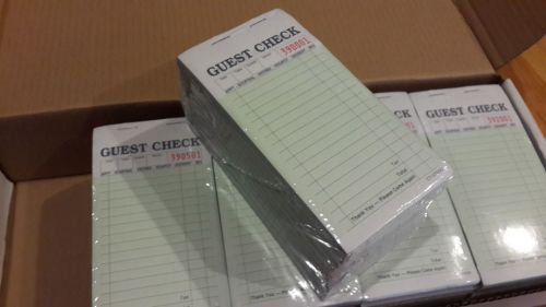 2 part guest check carbonless restaurant receipt sales order g7000 for sale