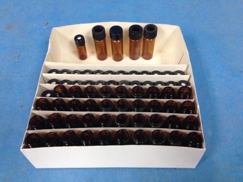 Lab Glass Amber Vial 4ml, 2ml Box of 69