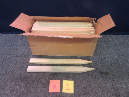 50 WOODEN STAKES SURVEYOR MARKING LINE STICKS GARDEN CONSTRUCTION 18 X 2 NEW