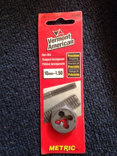 Vermont American 21242 10mm - 1.50 Carbon Steel Metric Die