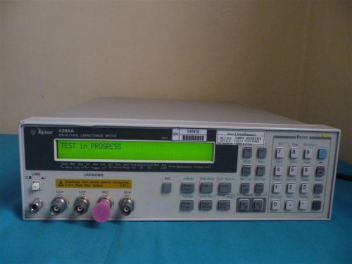 Hp agilent 4268a 120 hz/ 1 khz capacitance meter for sale