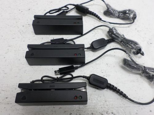 Lot of (3) Champtek Magnetic Slot Reader MR300