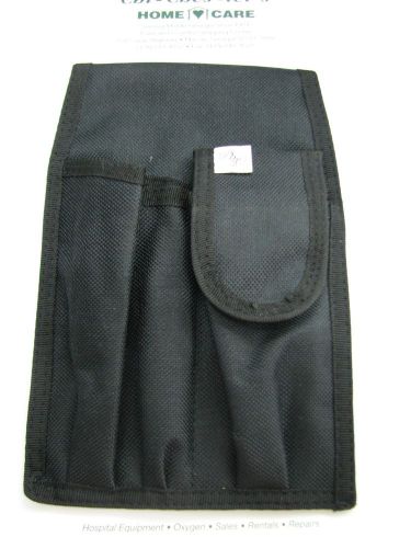 EMT Holster # 575 BLACK Nylon 3 Pockets w/ Closure Ships Free to USA