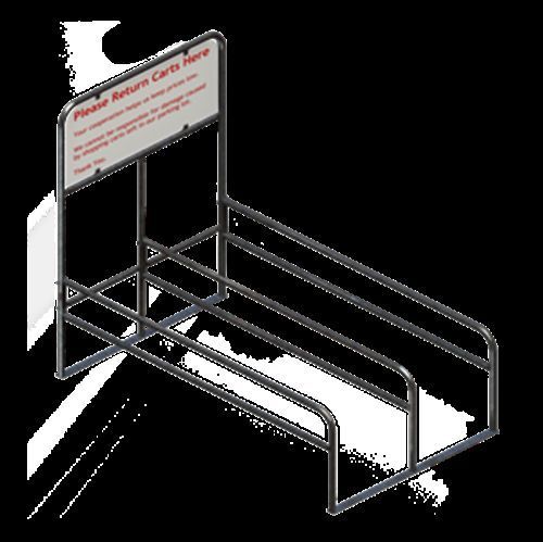 National cart co cc-721-20 double-entry 20&#039;l cart corral for sale