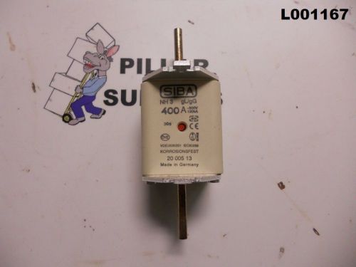 SIBA Fuse NH GL 400Amp 500 Volt NH3 gL/gG120KA (3 Pack) 133293