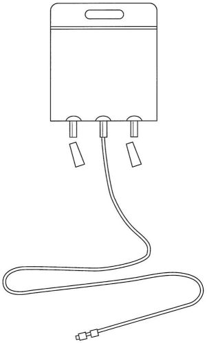 Blood Bag 450cc Tubing Pet Veterinary with Anticoagulant CPDA-1 2 Spike Port