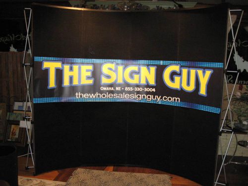 Trade Show Booth display  Pop Up Kit On Wheels W/Spotlights  Dallas Texas