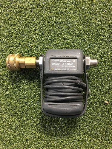 Fluke 700pv3 pressure module -5 psid/g + ashcroft test gauge for sale