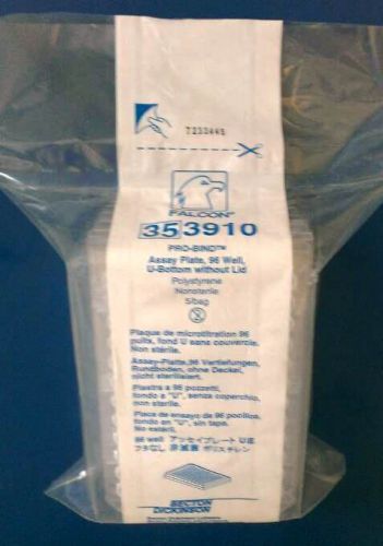 FALCON 353910 96 Wells U-BOTTOM Assay Plate, w/o Lid, 5/bag, Free Shipping