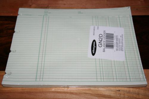 Wilson Jones GN2D 100 Balance Ledger Sheets 3 Column 9 1/4&#034; x 11 7/8&#034; NEW #3