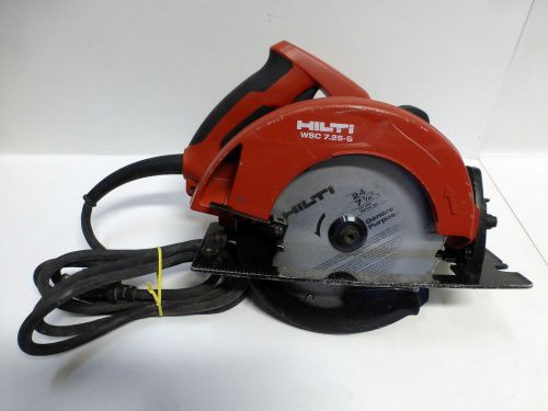 Hilti WSC 7.25-s 24mm 7-1/4inch Circular Saw Used