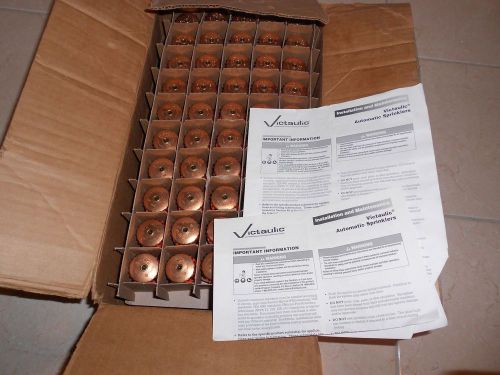 100 VICTAULIC V2704 FIRE SPRINKLER HEADS 155F/68C 1/2&#034; NPT K-5.6