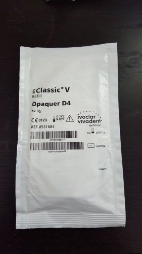 Ivoclar Vivadent Classic/Classic V Paste Opaque Shade D4 Dental Porcelain