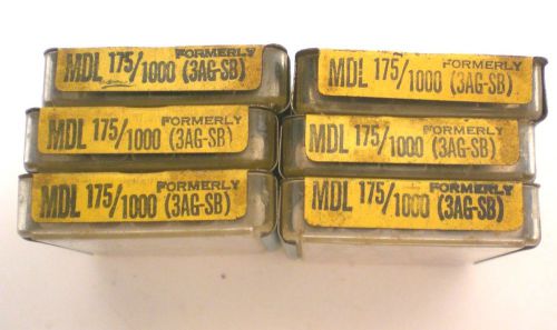 30 MDL (3AG-SB) Fuses Time Delay 175/1000 Amps, 125V BUSSMANN, Lot 71, USA