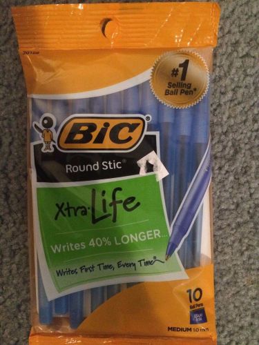 Bic Round Stic Blue 20 pens