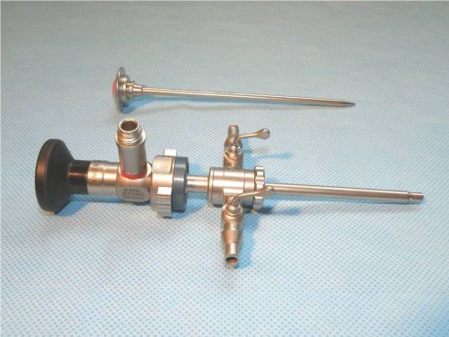 STORZ 28728BWA 4mm 30 degree Arthroscope with sheath &amp; Obturator