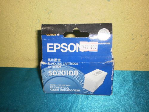 Lot 5pcs Epson S020108 Black Ink Cartridge