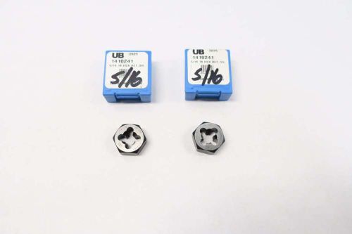 LOT 2 NEW UNION BUTTERFIELD 1410241 5/16 18 HEX RET DIE D529597