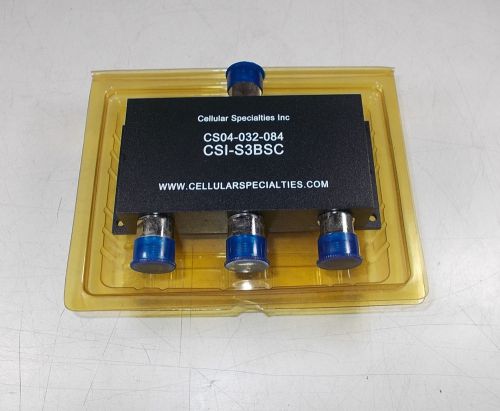 Cellular Specialties CSI-S3BSC  N-Female con 800-2300 Mhz 3-way power divider