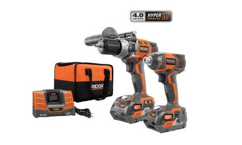 18-Volt Lithium-Ion Cordless Hammer Drill/Driver, Compact Driver Combo Kit House