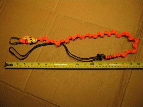 Python Safety Hook2Loop Lanyard Bungee Tether 15 LBS Carabiner EXT-H2LBUNGEE USA