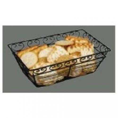 Winco WBKG-9 Rectangular Wire Fruit Basket, 9-Inch x 5-7/8-Inch x 3-Inch, Black