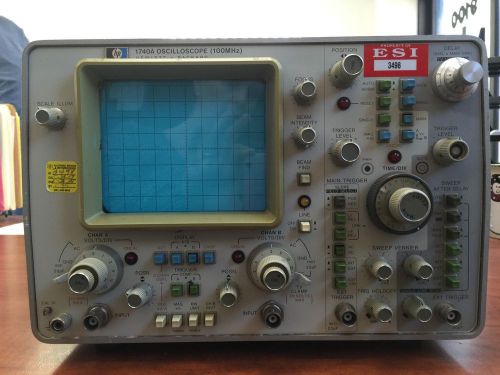 Hewlett Packard 1740A OScilloscope (100MHz), WORKS GREAT!!!!