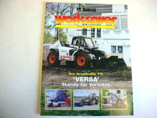 Bobcat Worksaver 2001 Literature