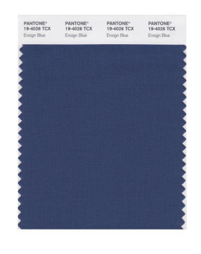 PANTONE SMART 19-4026X Color Swatch Card, Ensign Blue