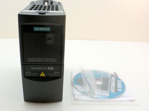 Siemens Micromaster 420 Drive Motor Inverter 6SE6420-2UD17-5AA1-NEW SURPLUS!