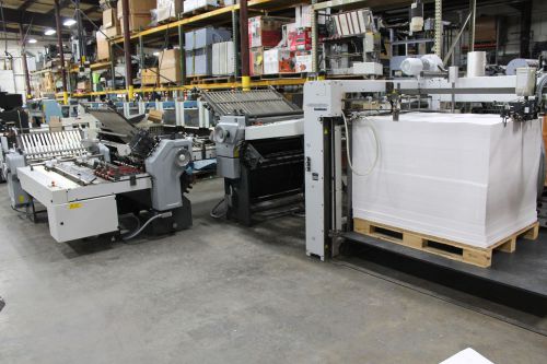 Large format heidelberg stahl pallet feed buckle folder price reduced for sale