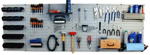 Wall Control 30-WRK-800GB Master Workbench Metal Pegboard Tool Organizer