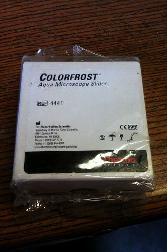 THERMO SCIENTIFIC COLORFROST AQUA MICROSCOPE SLIDES 4441