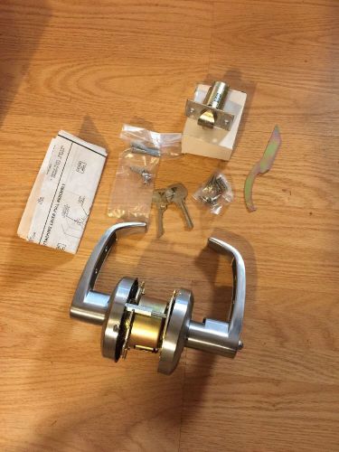 Sargent KD28 65G05 KL 26D Door Lever Bored Lock 6500 Line Mecury Stock Keyed