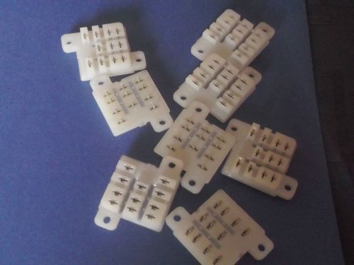 27E046 - QTY 8 - P&amp;B NEW SOCKET PCB TERMINAL KU SERIES