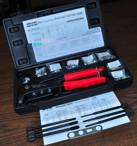 Marson m39314 thread-setter tool kit -steel klik #6,8,10,1/4&#034; 5/16&#034; 3/8&#034;7size for sale