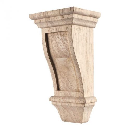 Solid Wood- SMALL - 5 &#034; x 4 &#034; x 10 &#034; Renaissance Corbel-  # COR19-1-RW