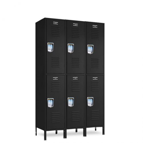 Employee Metal Lockers, 6 Box Set 36&#034;W X 15&#034;D X 36/72&#034;H Free Shipping!!!