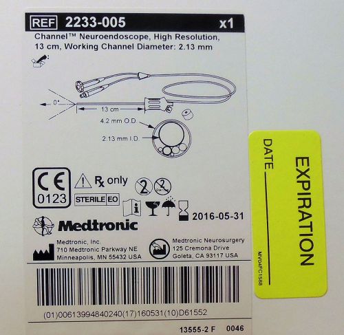 Medtronic Channel Neuroendoscope High Resolution. 2233-005. (X)