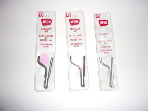 WEN FERALOY TIP FOR MODEL 250 SOLDERING GUN PART# 25x20 QUANTITY 3